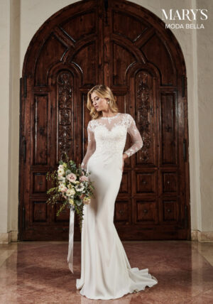 Mary’s Bridal Beautiful Crepe SALE Dress Size 10 MB2066